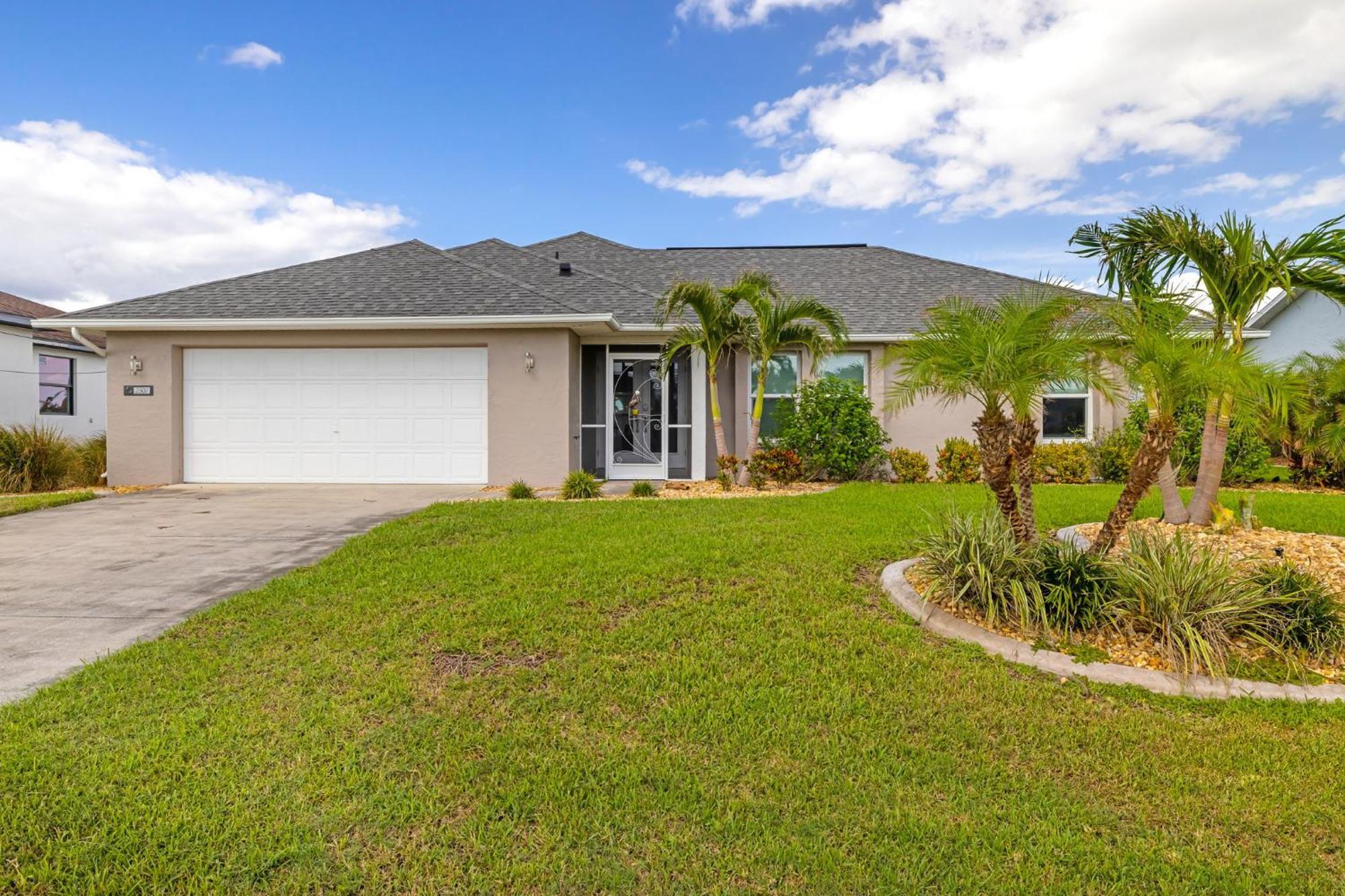 Fully Remodeled Electric-Heated Pool Home On Gulf-Access Canal - Villa Sunny Cape Coral Eksteriør billede