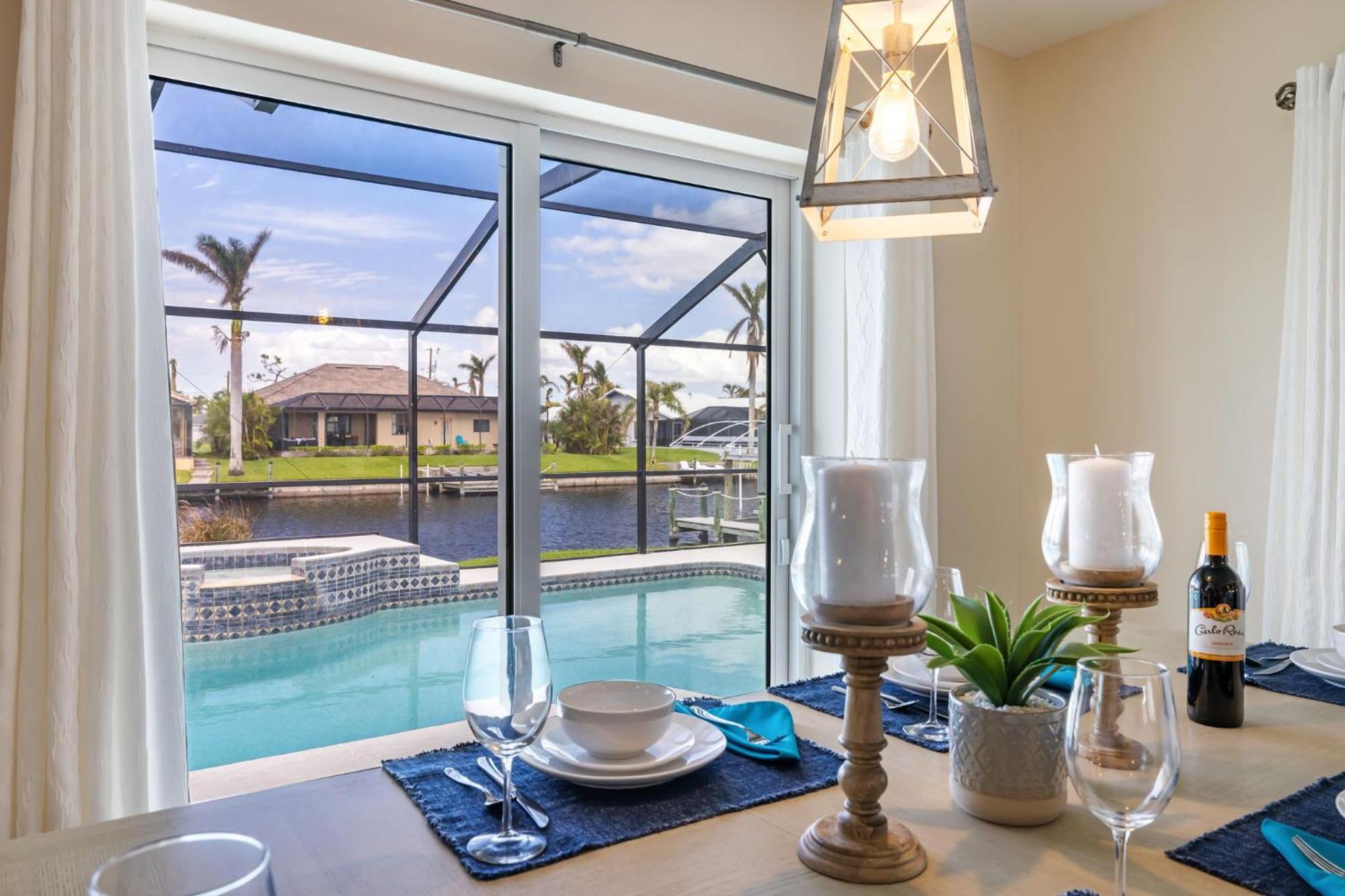 Fully Remodeled Electric-Heated Pool Home On Gulf-Access Canal - Villa Sunny Cape Coral Eksteriør billede